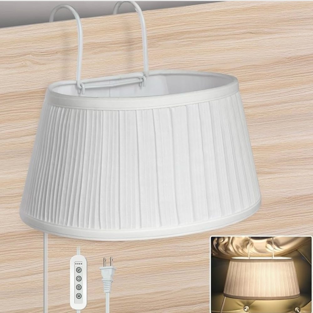 Elegant White Hanging Lamp Shade